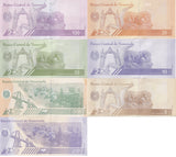 Venezuela Set 7 UNC 5 10 20 50 100 200 500 Digitales 2021-2023 P 115-121 FullSet