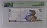 Uzbekistan 20000 Som 2021 P 90 a Superb Gem UNC PMG 69 EPQ Top Pop