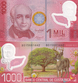 Costa rica 1000 Colones 2013 P 274 b Polymer UNC