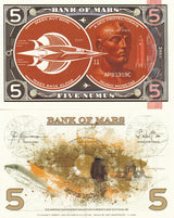 Bank of Mars 5 Numis Fantasy Polymer 2024 The future of space commerse
