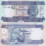 Solomon Islands 5 Dollars ND 2006 P 26* X Replacement UNC