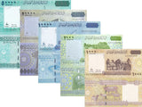 Somalia Set 5 UNC 1000 2000 10000 20000 50000 Shillin 2010 2023 P 38 39 -43 PNB