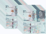 Colombia 2000 Pesos 2022 New Sign 2024 P 458 g UNC LOT 20 PCS