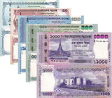 Bangladesh SET 5 UNC 20 50 100 500 1000 Taka 2025 P 77 78 79 P 81  82 NEW Design