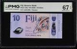 Fiji 10 Dollars ND 2026 P 126 a Superb Gem UNC PMG 67 EPQ