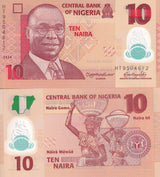 Nigeria 10 Naira 2024 P 39 UNC