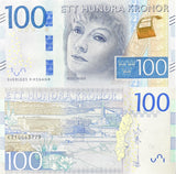 Sweden 100 Kronor ND 2016 P 71 C NEW Sign K-Serie UNC