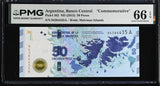 Argentina 50 Pesos ND 2015 P 362 Commemorative Gem UNC PMG 66 EPQ