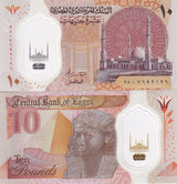Egypt 10 Pounds 2022 Polymer P 81 UNC