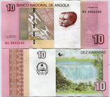 Angola 10 Kwanzas 2012/2017 P 151B UNC