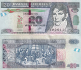 Guatemala 20 Quetzales 2011 P 124 b UNC