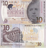 Scotland 10 Pounds 2016 P 131 UNC