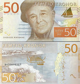 Sweden 50 Kronor ND 2015 P 70 UNC