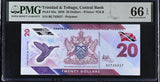 Trinidad & Tobago 20 Dollars 2020 P 63 a GEM UNC PMG 66 EPQ