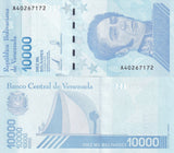 Venezuela 10000 Bolivares 2019 P 109 UNC