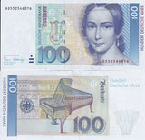 Germany Federal Republic 100 Mark 1989 P 41 UNC DEUTSCHE Bundesbank