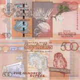 Seychelles 500 Rupees 2011 P 45 Scops Owl AUnc