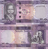 South Sudan 50 Pounds ND 2011 P 9 UNC