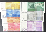 Kyrgyzstan Set 7 Pcs 20 50 100 200 500 1000 5000 Som 2016 P 24 25 26-30 UNC