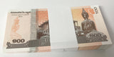 Cambodia 100 Riels 2014 P 65 UNC LOT 100 PCS 1 BUNDLE , Monk ,mythical snake