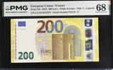 Euro 200 Euro France 2019 P 32 e Superb Gem UNC PMG 68 EPQ