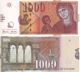 Macedonia 1000 Denari 1996 P 18 UNC