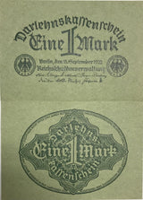 Germany 1 Mark 1922 P 61 AUnc