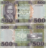 South Sudan 500 Pound 2023 P 16 New Sign AUnc