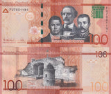 Dominican Republic 100 Pesos 2024 New Sign P 190 UNC
