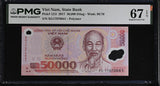 Vietnam 50000 Dong 2017 Polymer P 121 l Superb Gem UNC PMG 67 EPQ