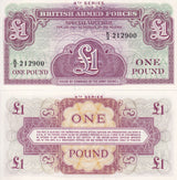 Great Britain 1 Pound British Armed Forces ND 1962 P M36 UNC