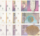 Macedonia Set 3 x Lot 3 = 9 UNC 10 50 100 Denari 2018 2022 P 27 28 29