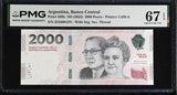 Argentina 2000 Pesos ND 2023 P 368 b Superb Gem UNC PMG 67 EPQ