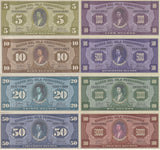 Fernandina Set 8 pcs 5 10 20 50 100 500 1000 5000 Pound 2016 Fantasy SHIP