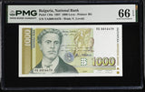 Bulgaria 1000 Leva 1997 P 110 a Gem UNC PMG 66 EPQ