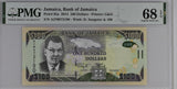 Jamaica 100 Dollars 2014 P 95 a Superb Gem UNC PMG 68 EPQ