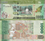 Sri Lanka 1000 Rupees 2018 P 130 Commemorative S70/1 First Prefix UNC