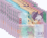 Venezuela 100 Bolivares 2018 P 106 UNC LOT 10 PCS