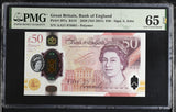 Great Britain 50 Pounds 2020 ND 2021 P 397 a Gem UNC PMG 65 EPQ
