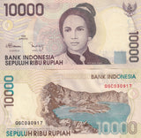 Indonesia 10000 Rupiah 1998/Random Year P 137 UNC