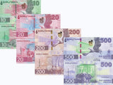 Zambia Set 4 Pcs 10 20 200 500 Kwacha 2024 2025 P 62 63 66 67 NEW UNC