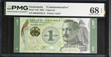 Guatemala 1 Quetzal 2024 P 129 Commemorative Superb Gem UNC PMG 68 EPQ