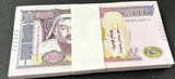 Mongolia 5000 Tugrik 2024 NEW Blind Mark P 76 UNC LOT 100 PCS 1 Bundle