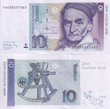 Germany 10 Mark 1991 Pre Euro Replacement YA P 38 b* UNC
