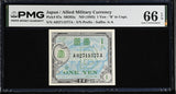 Japan 1 Yen ND 1945 P 67 a Gem UNC PMG 66 EPQ