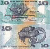 Papua New Guinea 10 Kina ND 1995 P 9 b UNC