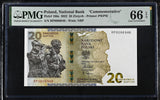 Poland 20 Zlotych 2022 Commemorative P 196 a Gem UNC PMG 66 EPQ