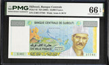 Djibouti 10000 Francs ND 2005 P 45 GEM UNC PMG 66 EPQ
