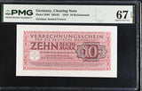 Germany 10 Reichsmark 1944 P M40 Superb Gem UNC PMG 67 EPQ