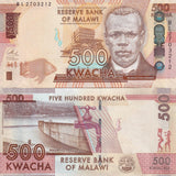 Malawi 500 Kwacha 2017 P 66 UNC